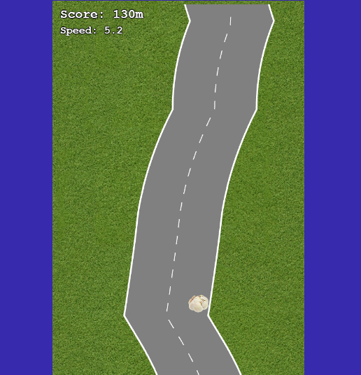 まガーリックねった道を行く